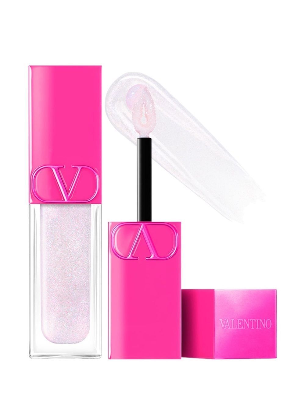 VALENTINO Puffer Complex Lip Plumper Gloss Color: O0R Dazzling Mermaid